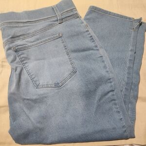 Terra & Sky Women's Light Blue Skinny Jeans 2X